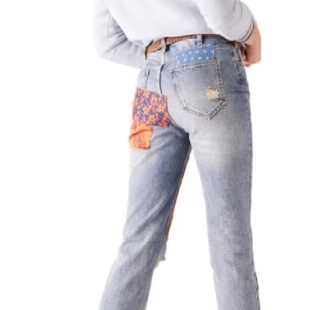 Free People BellaDonna Patchwork Jeans - Picture 10 of 11